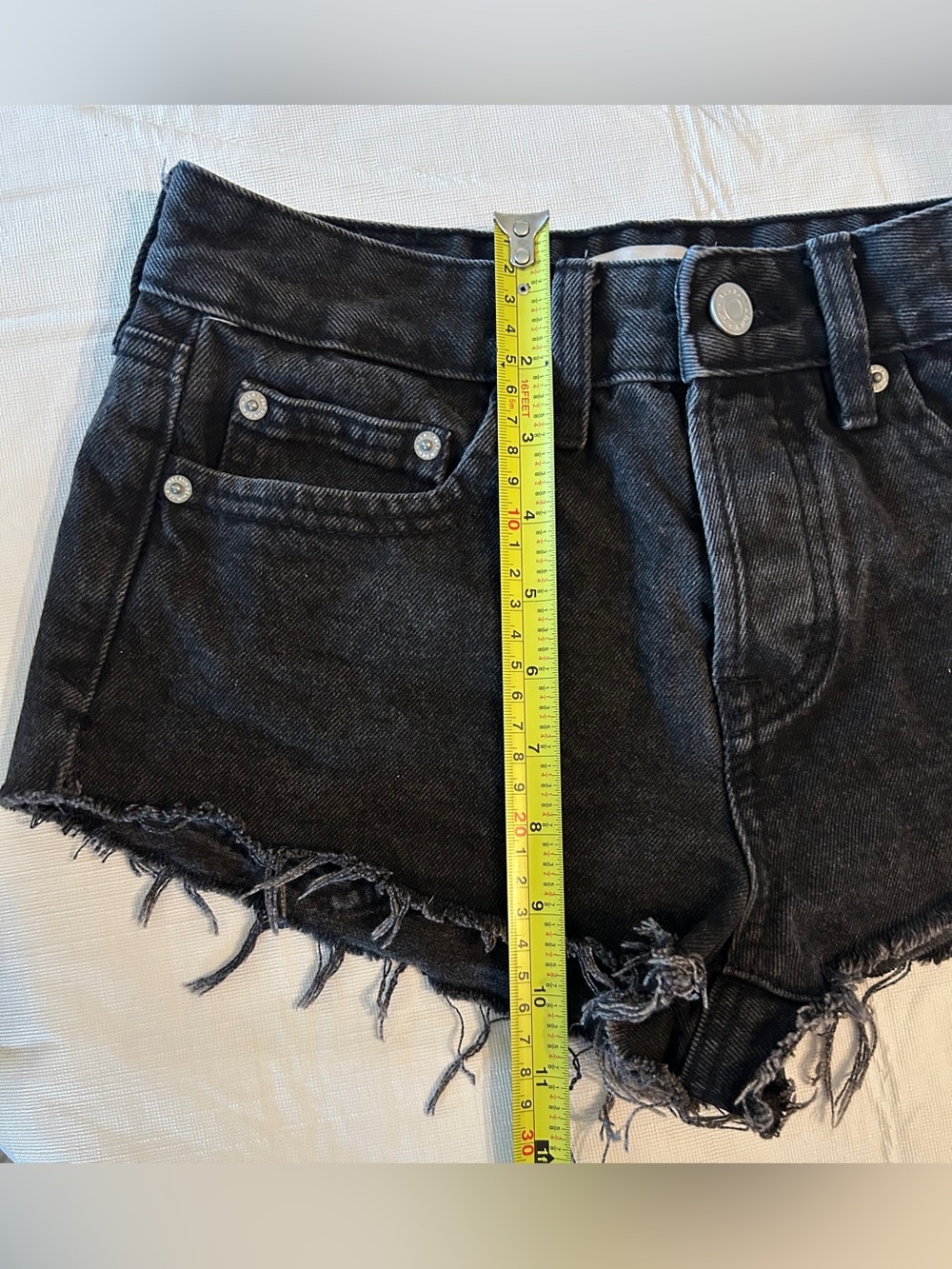 PacSun Jamie Denim Shorts, Black